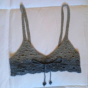 Bohemian embroidered bralette - Size XS